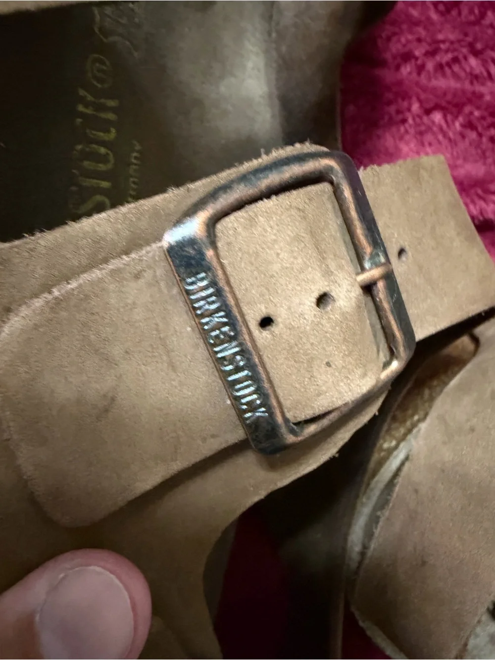 Birkenstock Milano Men’s Brown Leather Two-Strap Sandals size 43/10